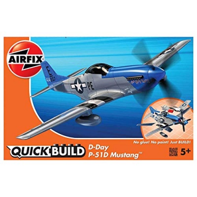 AIRFIX QuickBuild j6046 D-Day P-51D  Mustang Aircraft Model Kit